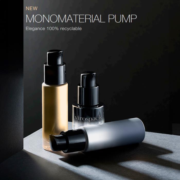 Virospack Introduces a New Fully Recyclable Monomaterial Pump